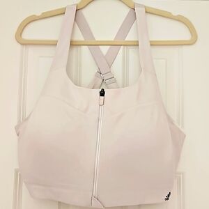 Women's Adidas white athletic bra, Plus Size. GUC. 2x